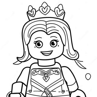 Lego Prinsesa Mga Pahina Ng Kulay