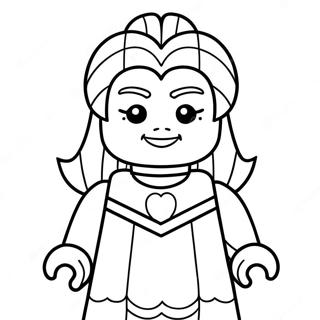 Pahina Ng Kulay Ng Matapang Na Lego Princess 111733 48031