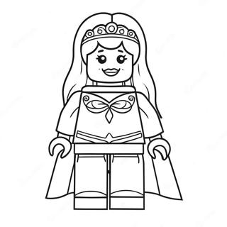 Pahina Ng Kulay Ng Matapang Na Lego Princess 111733 48032