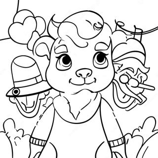 Sining Na Ivan Kasama Ang Mga Kaibigan Na Pahina Ng Kulay 111987-48225