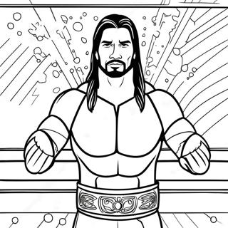 Pahina Ng Kulay Ng Roman Reigns Na May Championship Belt 112472-48608