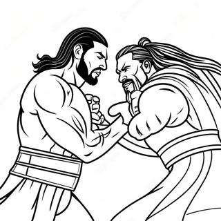 Pahina Ng Kulay Ng Roman Reigns Laban Sa Kalaban 112473-48610