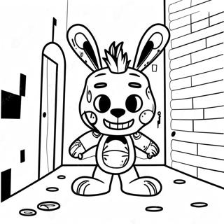 Pahina Ng Kulay Ng Springtrap Sa Isang Madilim Na Eskinita 112551-48673