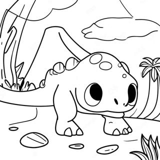 Kapana-Panabik Na Pahina Ng Kulay Ng Camp Cretaceous Mga Pahina Ng Kulay