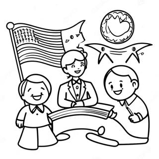 Pahina Ng Kulay Ng Konstitusyon Para Sa Mga Bata 112651-48745