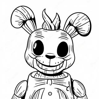 Withered Bonnie Mga Pahina Ng Kulay