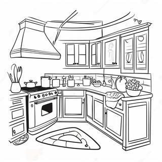 Pahina Ng Kulay Ng Komportableng Kusina Ng Farmhouse 113066-49191
