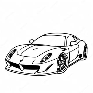 Pahina Ng Kulay Ng Sleek Na Jdm Sports Car 113090-49203