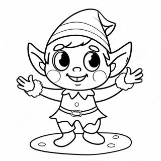 Pahina Ng Kulay Para Sa Masayang Pagsusukat Ng Elf 113298-49376