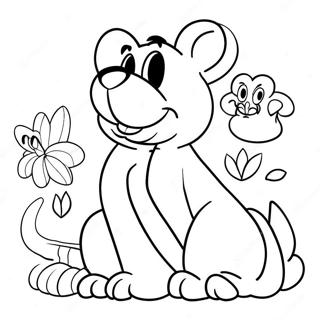 Makulay Na Mga Hayop Ng Disney Na Pahina Ng Kulay 113374 49434