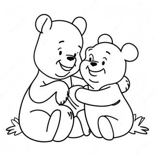 Pahina Ng Kulay Ng Klasikong Winnie The Pooh Mga Pahina Ng Kulay