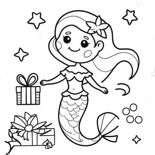 Pahina Ng Kulay Ng Sirena Ng Pasko 113601-49598