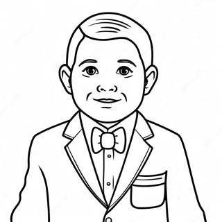 Pahina Ng Kulay Ng Batang Lalaki Sa Suit Para Sa Komunyon 113915-49851