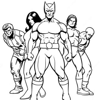 X-Men Pahina Ng Kulay Mga Pahina Ng Kulay