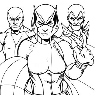X-Men Pahina Ng Kulay Mga Pahina Ng Kulay