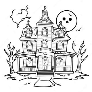 Nakakakilabot Na Bahay Na Sinisindak Sa Gabi Pahina Ng Kulay 114042 49947