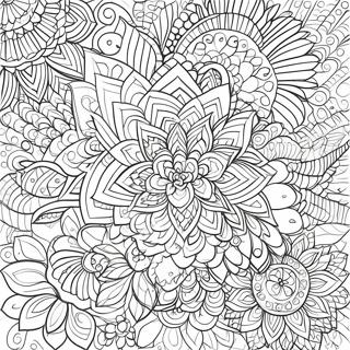 Pahina Ng Kulay Ng Geometric Henna Patterns 114583-50376