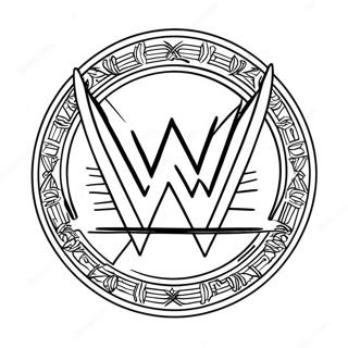 Dinamiko Na Pahina Ng Kulay Ng Wwe Logo 114607-50385