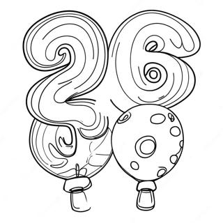 Makukulay Na Mga Numero Ng Lobo Na Pahina Ng Kulay 114918 50627