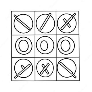 Pahina Ng Kulay Ng Tic Tac Toe 115147-50797