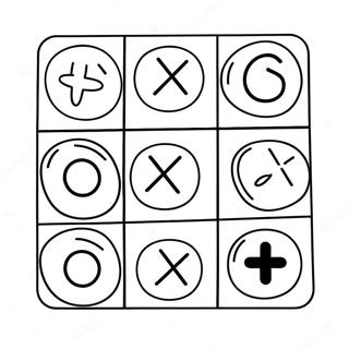 Pahina Ng Kulay Ng Tic Tac Toe 115147-50799