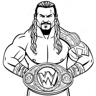 Personalized Wwe Champion Pahina Ng Kulay 115381-50983