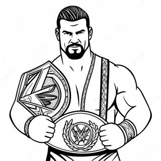 Personalized Wwe Champion Pahina Ng Kulay 115381-50984