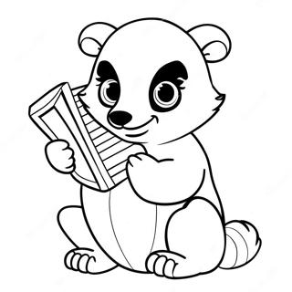 Pahina Ng Kulay Ng Badger Ng Hufflepuff 115565-51134