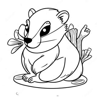 Pahina Ng Kulay Ng Badger Ng Hufflepuff 115565-51135