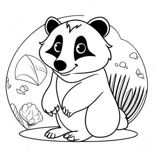 Pahina Ng Kulay Ng Badger Ng Hufflepuff 115565-51136