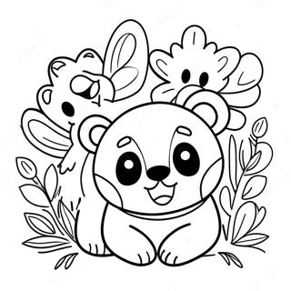 Mga Sanggol Na May Mga Bulaklak Pahina Ng Kulay 115795-51311