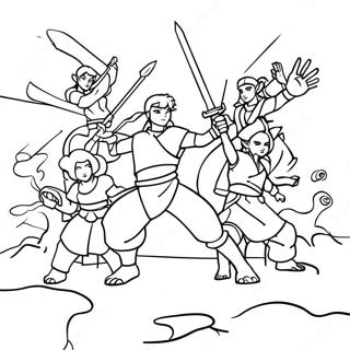 Pahina Ng Kulay Ng Epikong Labanan Ng Avatar 116157-51596