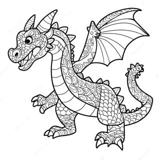 Pahina Ng Kulay Ng Dragon Puppet Template 116361-51737