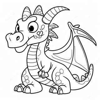 Pahina Ng Kulay Ng Dragon Puppet Template 116361-51738