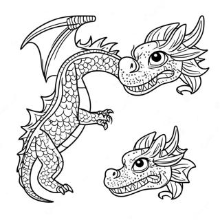 Pahina Ng Kulay Ng Dragon Puppet Template 116361-51740