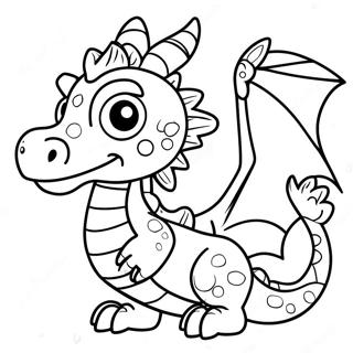 Makulay Na Pahina Ng Kulay Ng Dragon Puppet Template 116362-51741