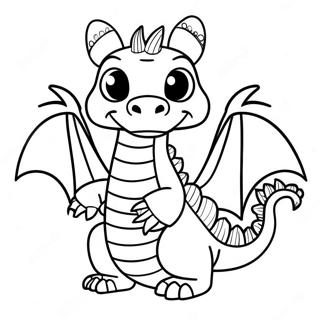 Makulay Na Pahina Ng Kulay Ng Dragon Puppet Template 116362-51742