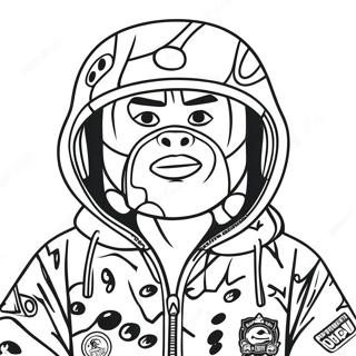 Bape Coloring Pages