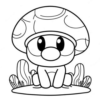 Mario Mushroom Na Pahina Ng Kulay 116490-52002