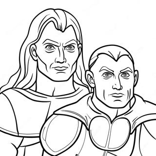 Pahina Ng Kulay Ng Mga Superhero Ni Vlad At Niki 116646-52137