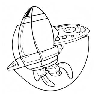 Pahina Ng Kulay Ng Rocket Spaceship 116801 52253