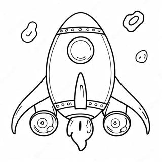 Pahina Ng Kulay Ng Makulay Na Spaceship 116802 52260