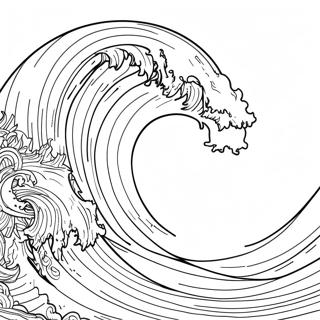 Makapangyarihang Alon Ng Tsunami Pahina Ng Kulay 117005-52406