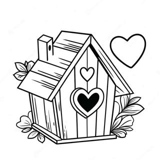 Bahay Ng Ibon Coloring Pages