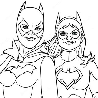 Batgirl At Robin Pahina Ng Kulay 117137-52512