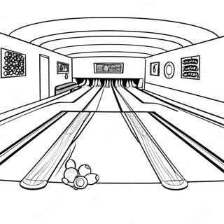 Bowling Mga Pahina Ng Kulay