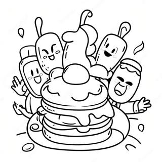 Masayang Mga Bata Sa Ihop Pahina Ng Kulay 117289 52630