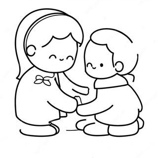 Nakakaantig Na Mga Gawa Ng Kabaitan Pahina Ng Kulay 118088-53236