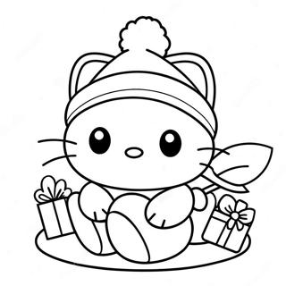 Pahina Ng Kulay Ng Hello Kitty Sa Pasko 118216-53332