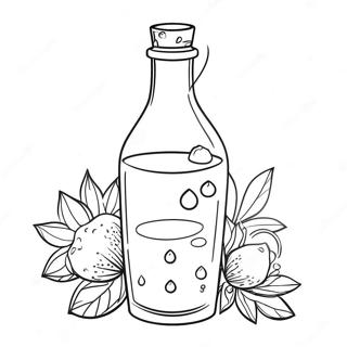 Mga Kulay Ng Nagniningning Na Magic Potion Mga Pahina Ng Kulay